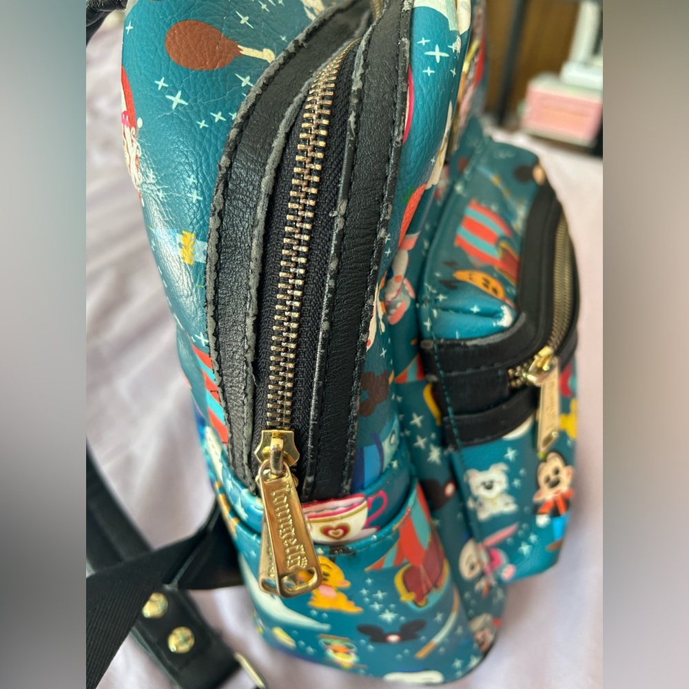 Loungefly Multicolor Character Backpack - Picture 7 of 10